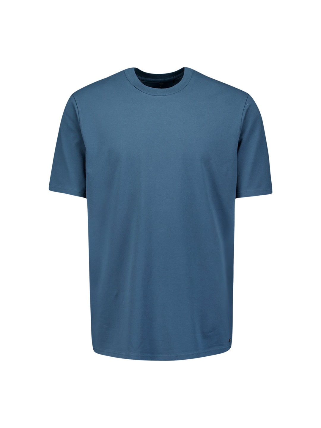 T-Shirt Crewneck Solid Basic Stretch, Shadow Blue 132 Bild 5