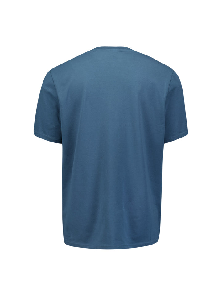 T-Shirt Crewneck Solid Basic Stretch, Shadow Blue 132 Bild 6