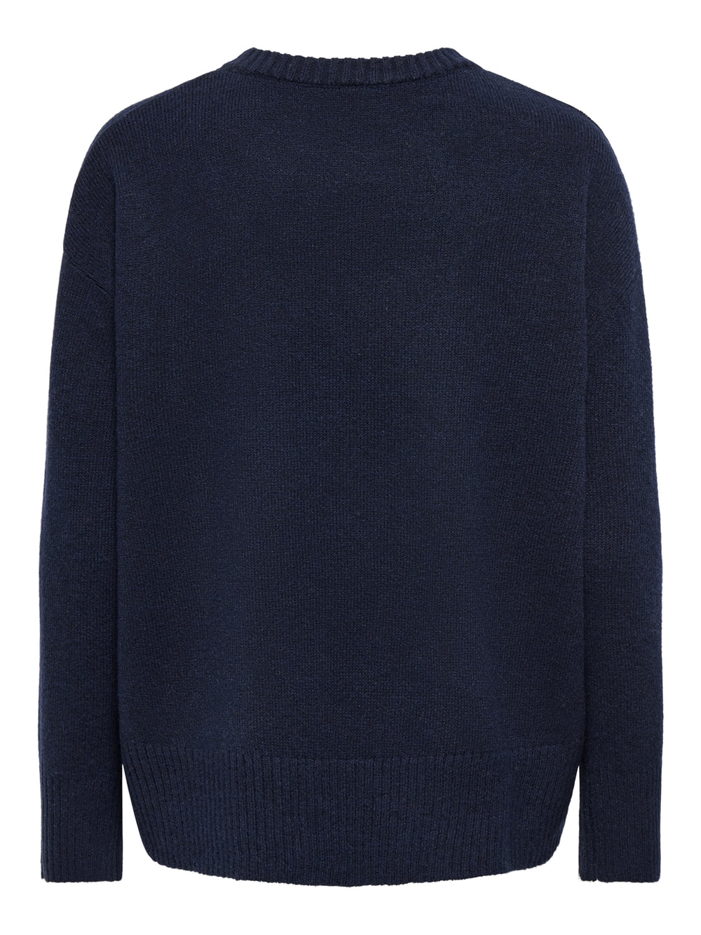 ONLALIVIA LS HIGH-LOW O-NECK NOOS K, Night Sky/Melange 194962001 Bild 2