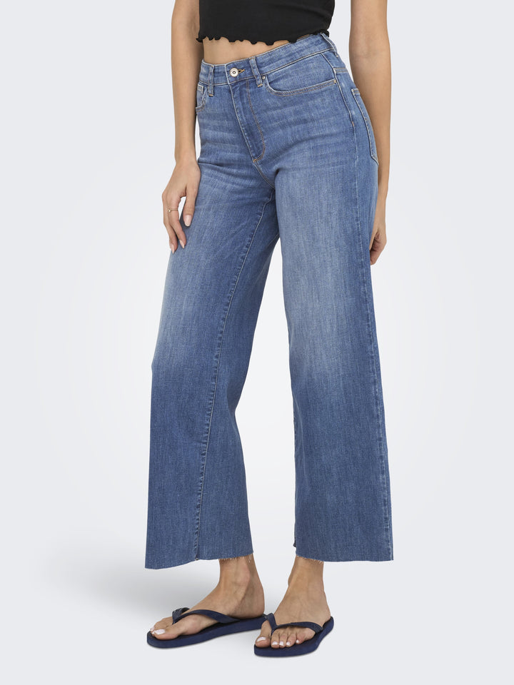 ONLANN-MADISON HW CROP WD DNM SOO61, Medium Blue Denim 179695 Bild 3