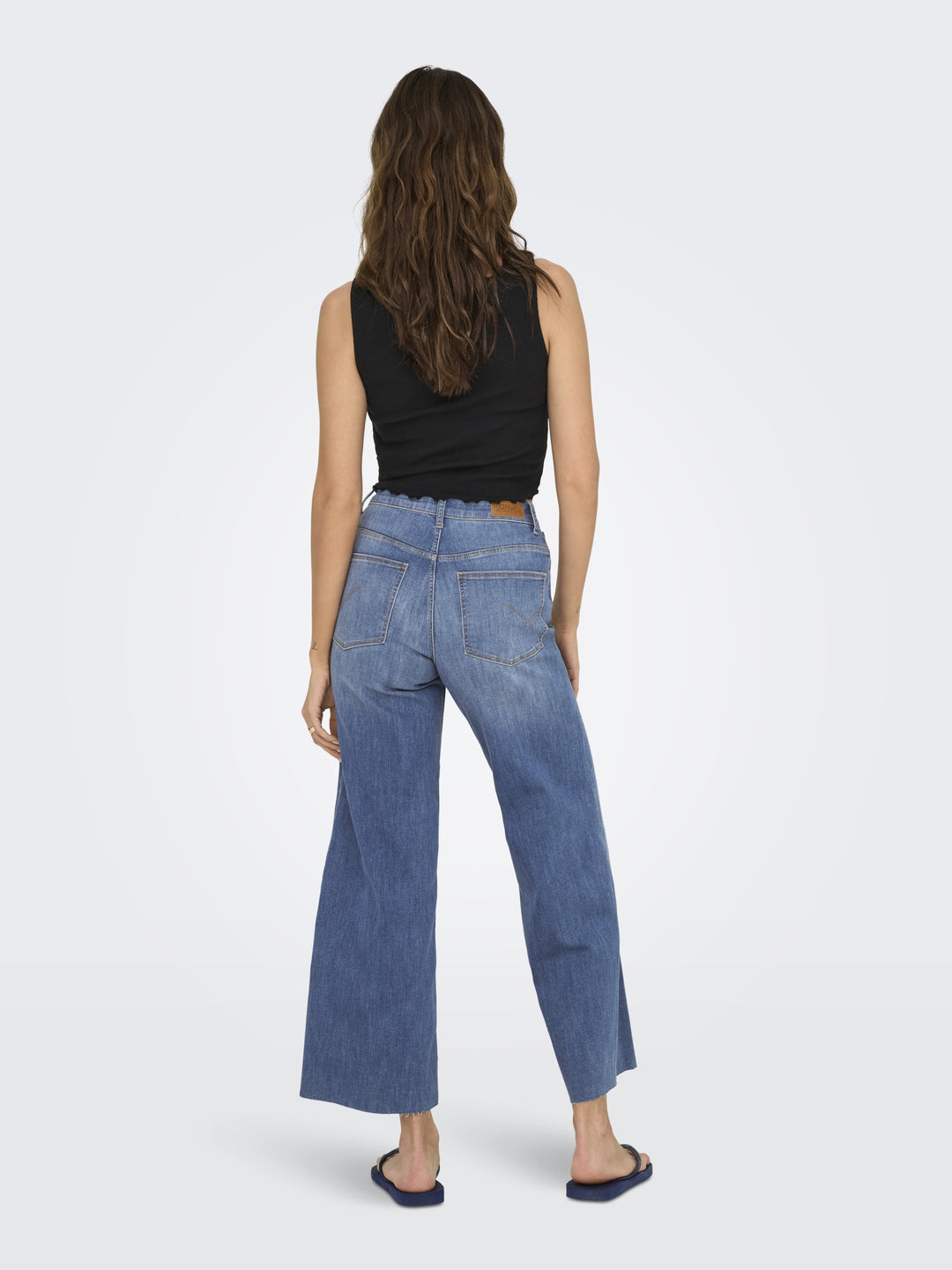 ONLANN-MADISON HW CROP WD DNM SOO61, Medium Blue Denim 179695 Bild 4