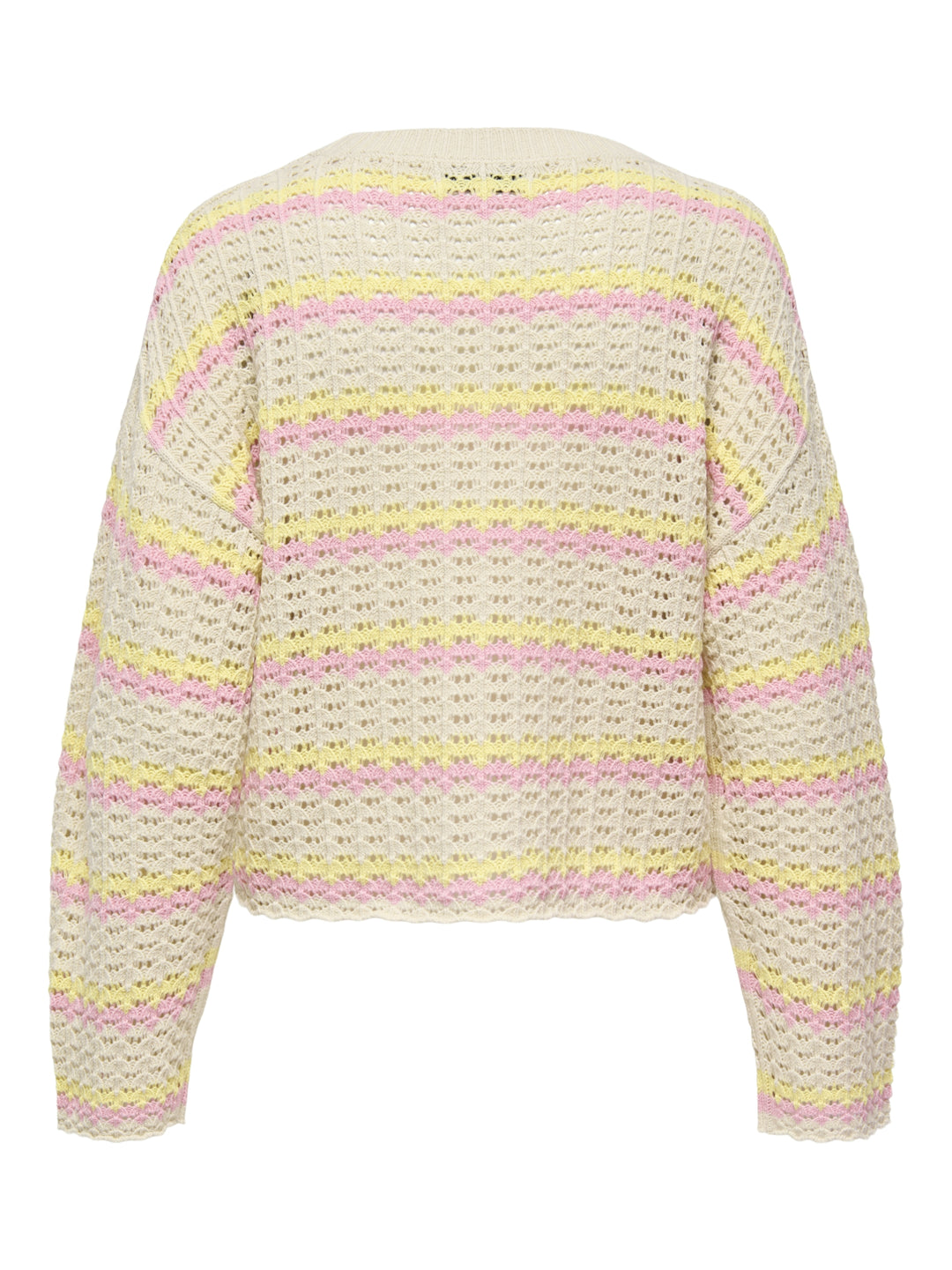 ONLASA LS O-NECK KNT NCA, Birch/Sunlight/Romance Rose 180083007 Bild 2