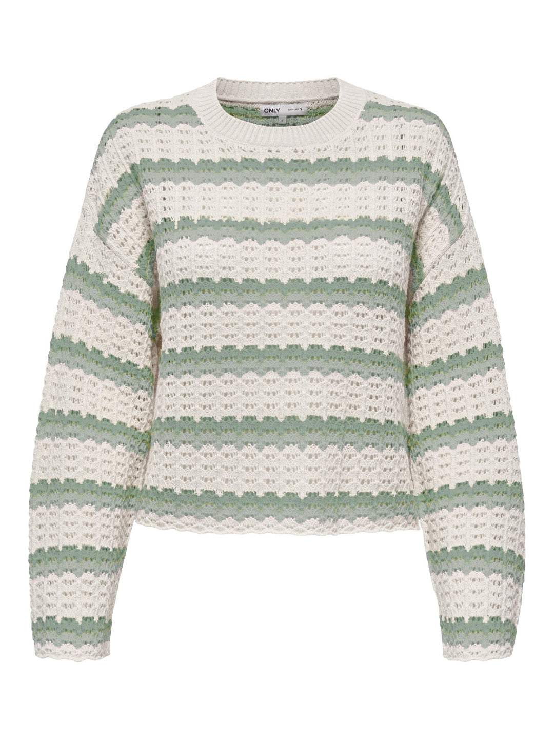 ONLASA LS O-NECK KNT NCA, Birch/Laurel Wreth/Jadeite 180083009 Bild 1