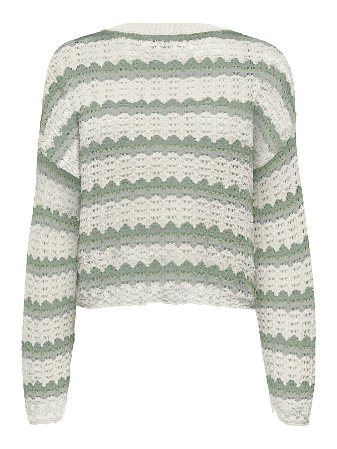 ONLASA LS O-NECK KNT NCA, Birch/Laurel Wreth/Jadeite 180083009 Bild 3