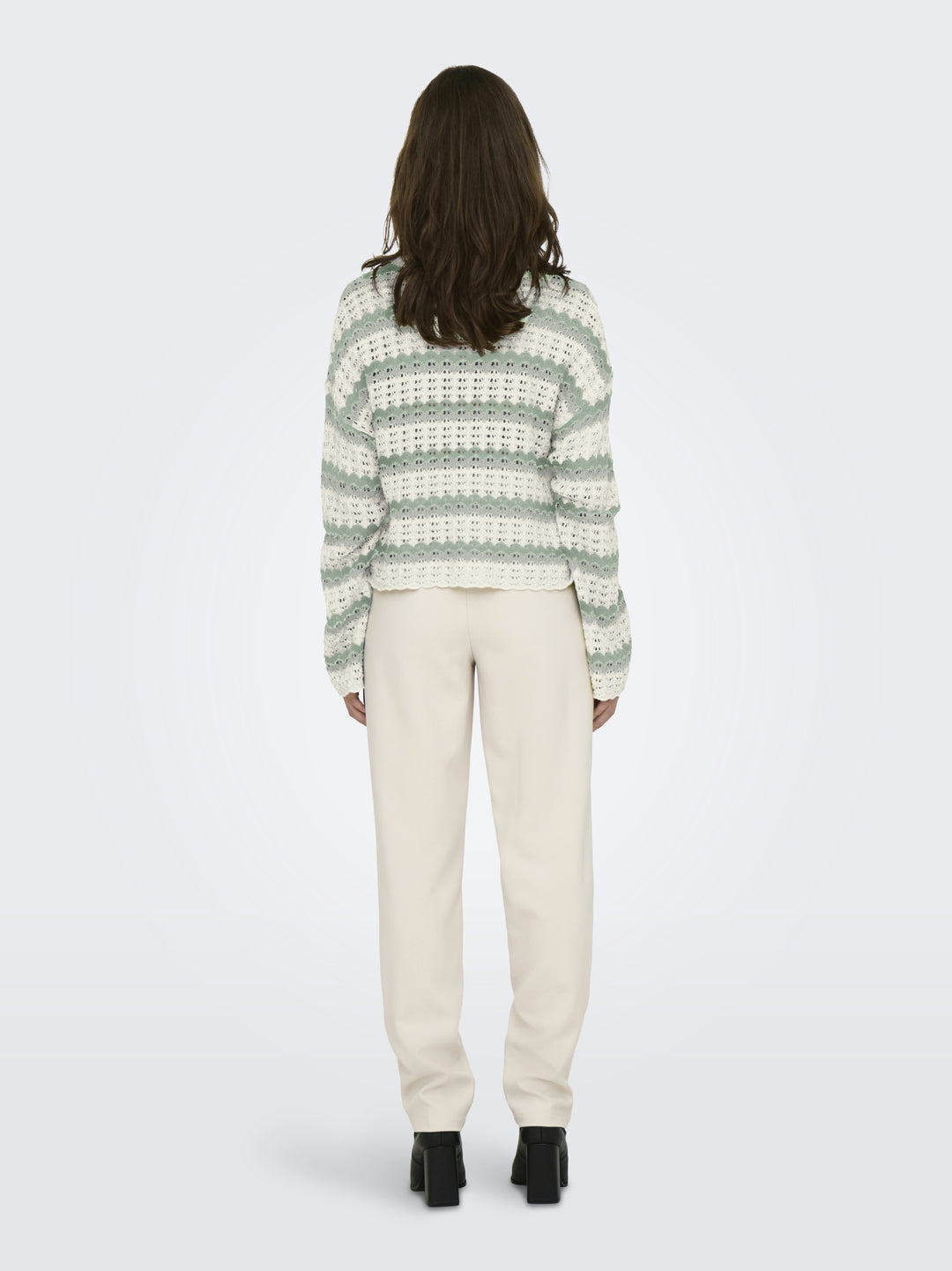 ONLASA LS O-NECK KNT NCA, Birch/Laurel Wreth/Jadeite 180083009 Bild 4