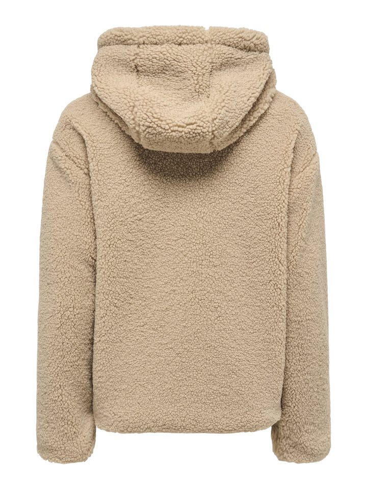 ONLASPEN HOOD TEDDY JACKET CC OTW, Cuban Sand 238995 Bild 2
