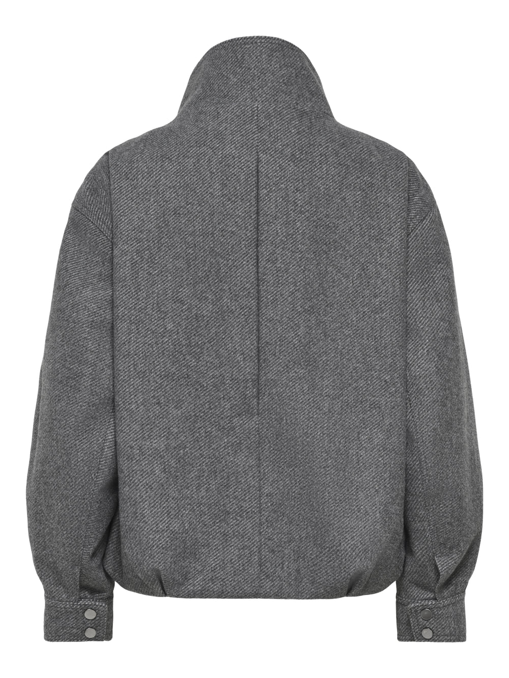ONLASTA HIGH COLLAR BOMBER JACKET O, Dark Grey Melange 179074 Bild 2