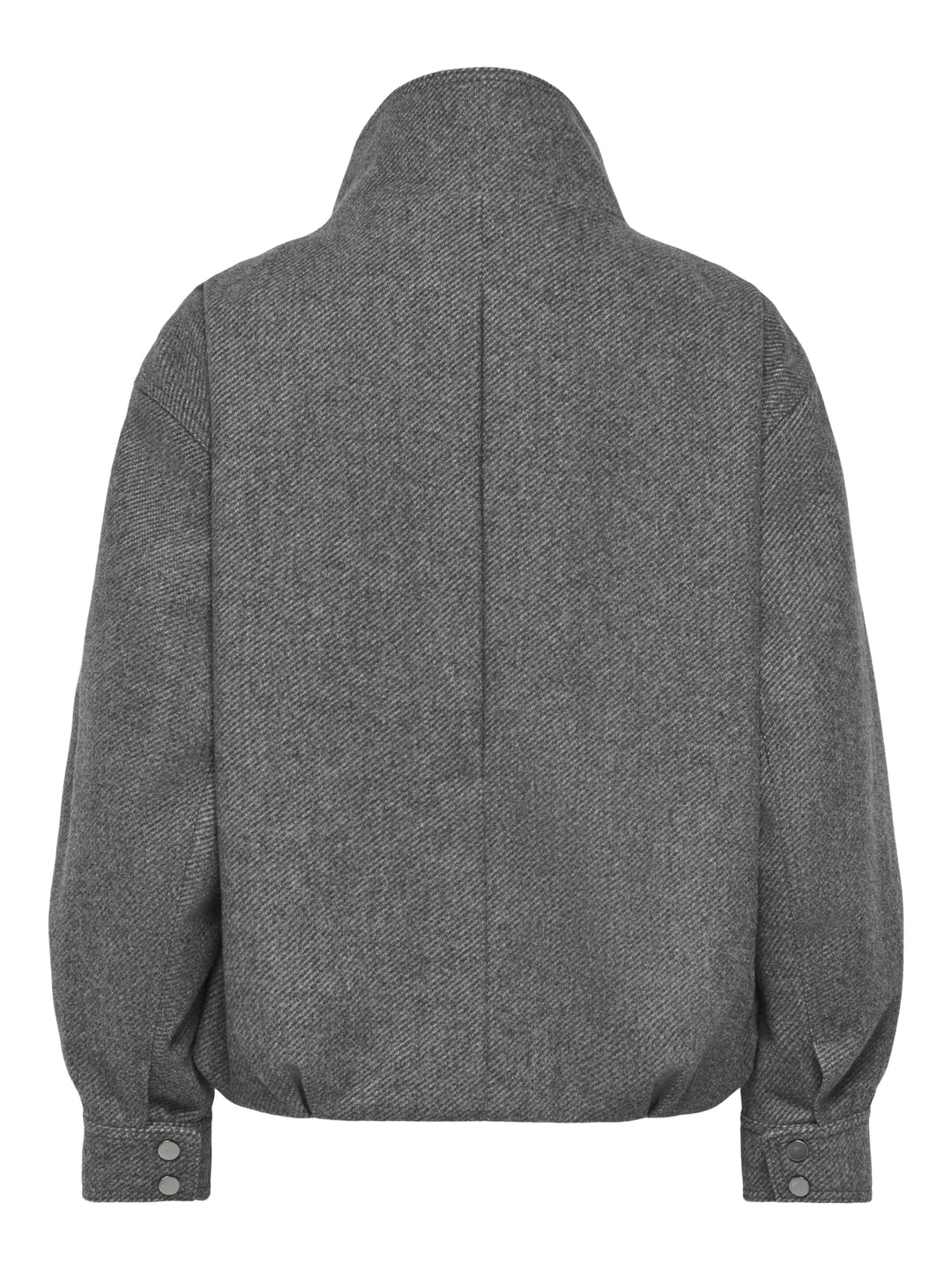 ONLASTA HIGH COLLAR BOMBER JACKET O, Dark Grey Melange 179074 Bild 2