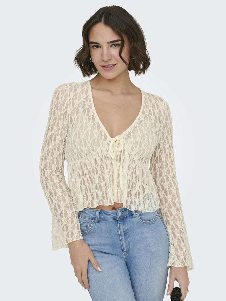ONLAYA LACE CARDGIAN JRS NOOS, Birch 180083 Bild 7