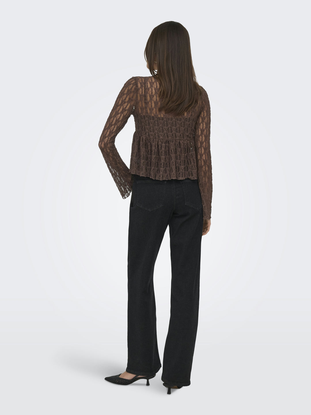 ONLAYA LACE CARDGIAN JRS NOOS, Chocolate Martini 286415 Bild 5