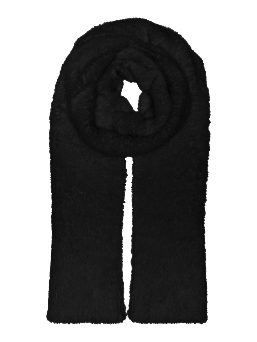 ONLBEATRIZ HAIRY KNIT SCARF CC, Black 177911 Bild 1
