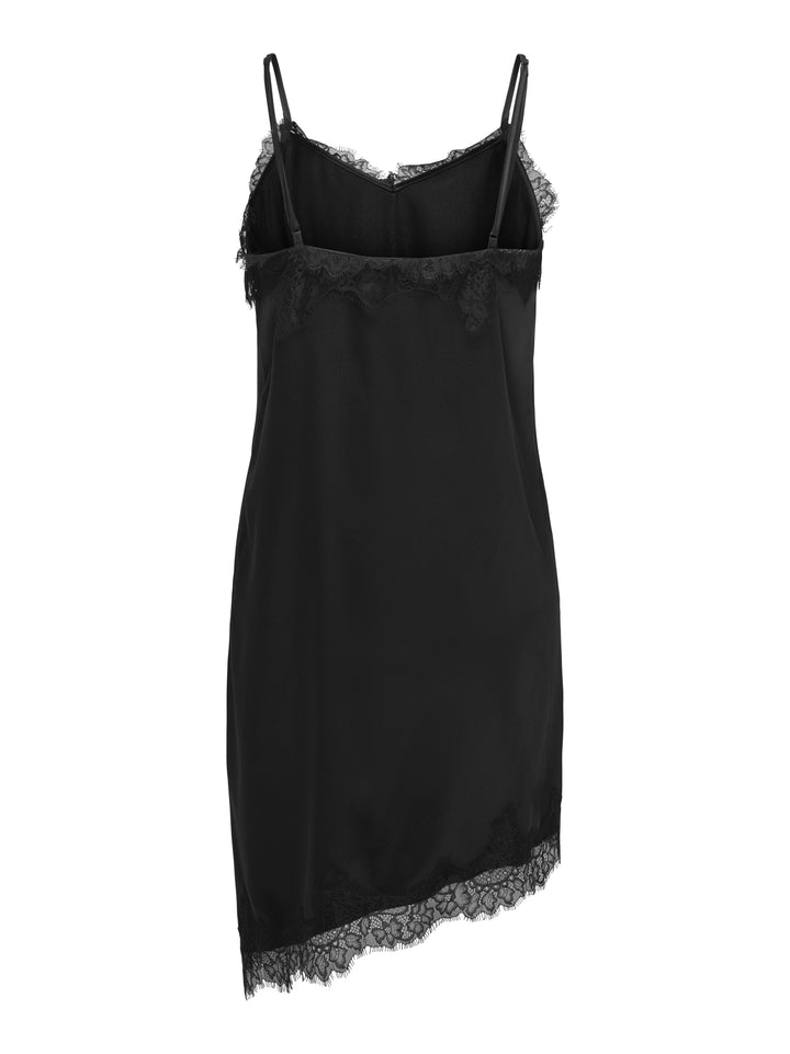 ONLBELLA STRAP SATIN LACE DRESS WVN, Black 177911 Bild 2
