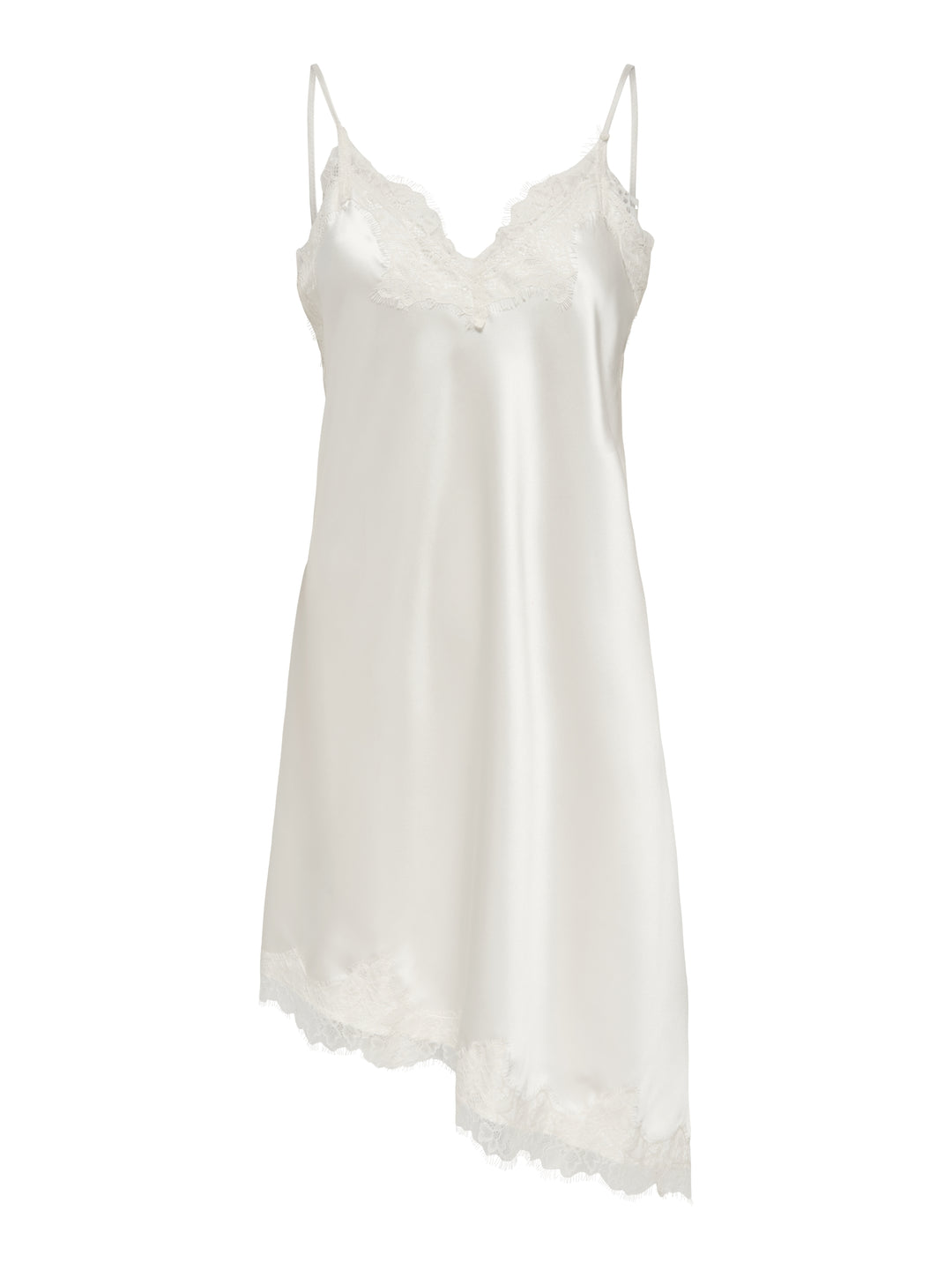 ONLBELLA STRAP SATIN LACE DRESS WVN, Cloud Dancer 177922 Bild 1