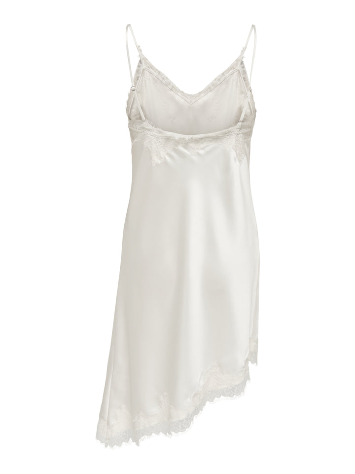 ONLBELLA STRAP SATIN LACE DRESS WVN, Cloud Dancer 177922 Bild 2