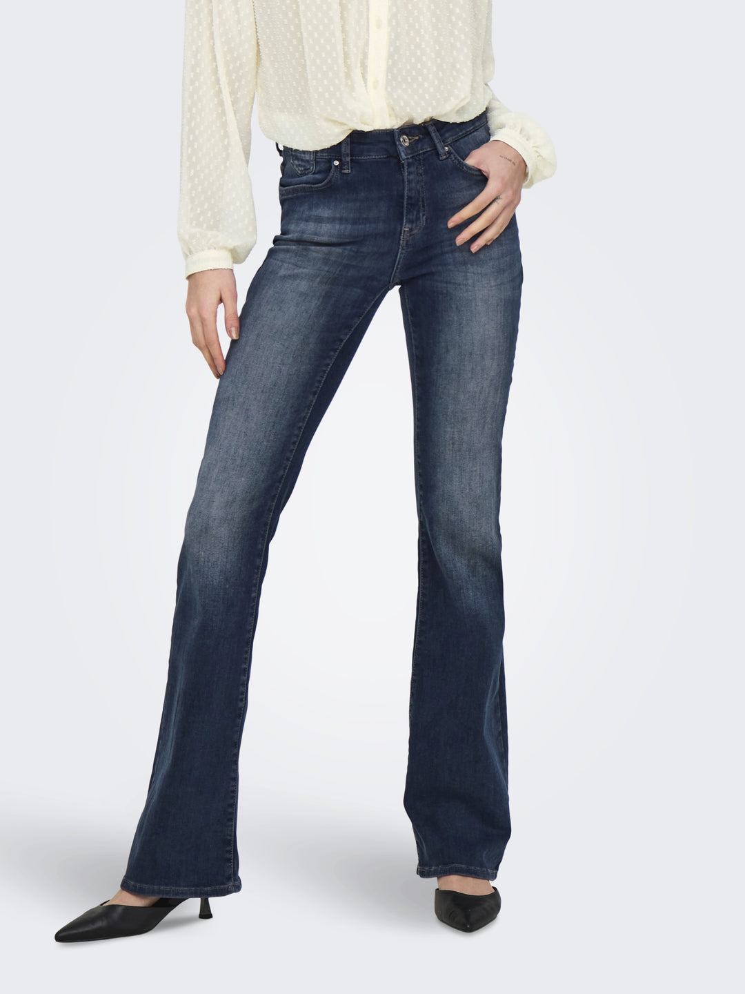 ONLBLUSH ICON COIN MID FL DNM CRO30, Blue Black Denim 263995 Bild 3