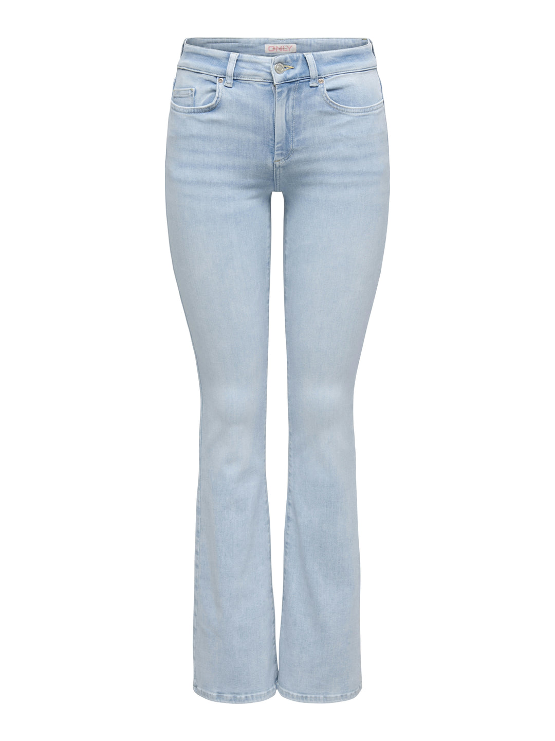 ONLBLUSH MID FLARED DNM CRO495 NOOS, Light Blue Bleached Denim 276598 Bild 1
