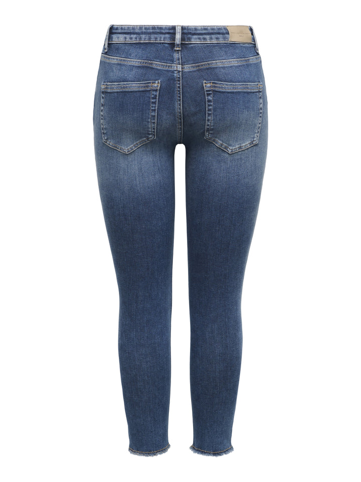 ONLBLUSH MID SK ANK RW DNM DOT622 N, Dark Blue Denim 177938 Bild 2