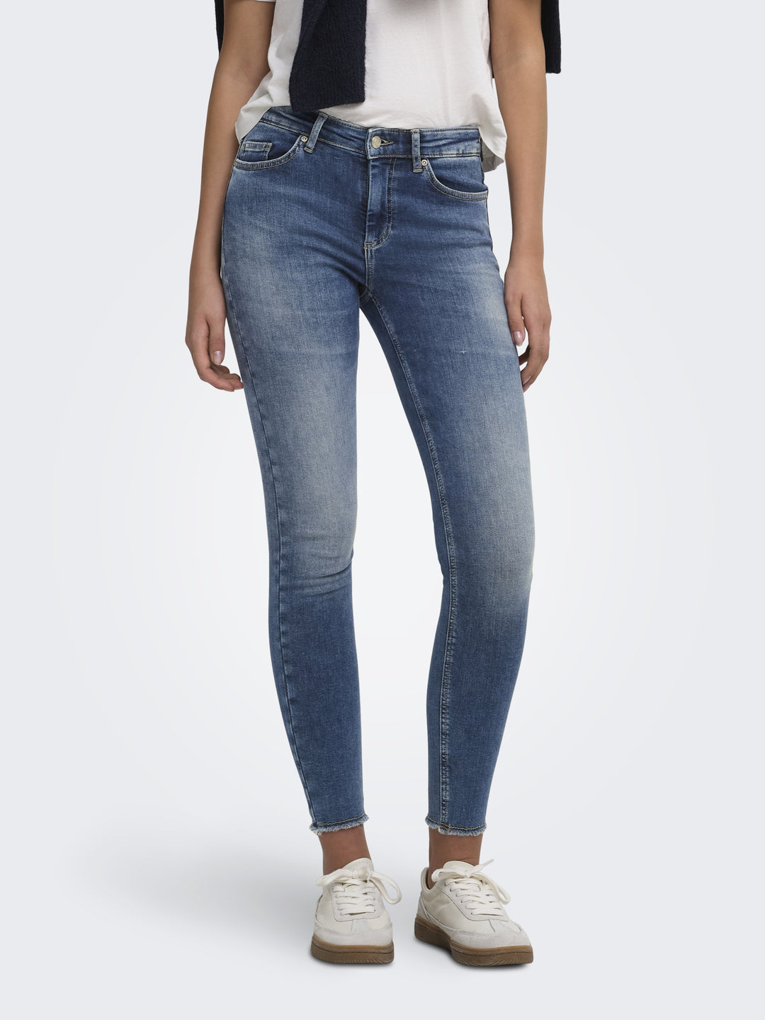 ONLBLUSH MID SK ANK RW DNM DOT622 N, Dark Blue Denim 177938 Bild 4