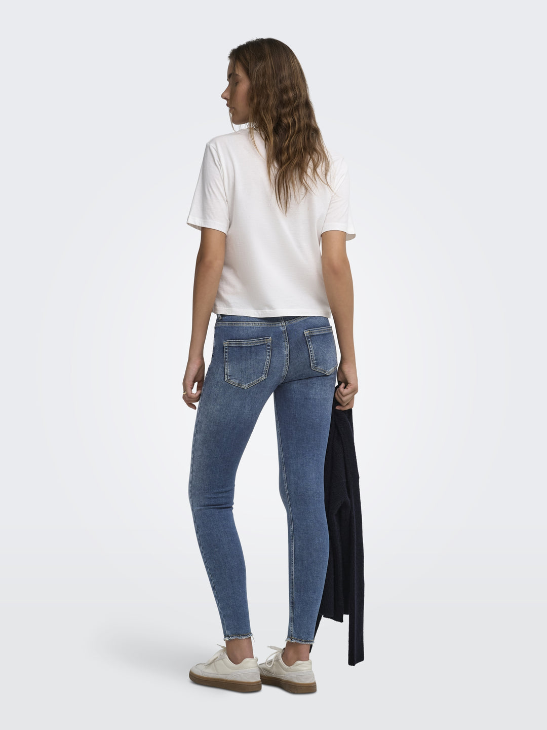 ONLBLUSH MID SK ANK RW DNM DOT622 N, Dark Blue Denim 177938 Bild 5