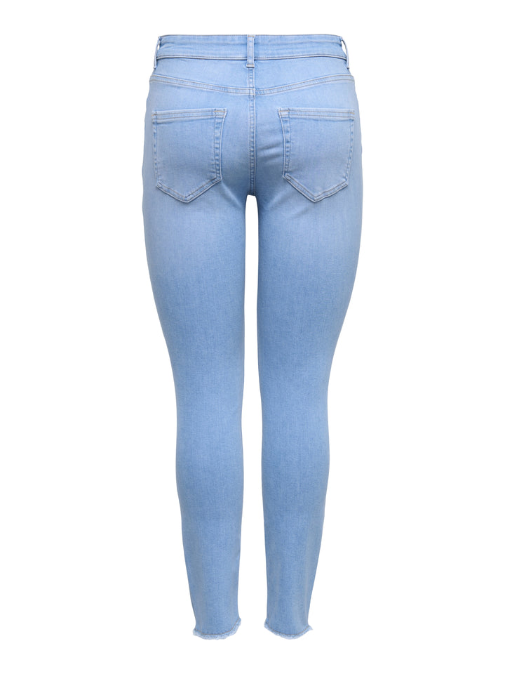 ONLBLUSH MID SK ANK RW DNM REA130 N, Light Blue Denim 177934 Bild 2