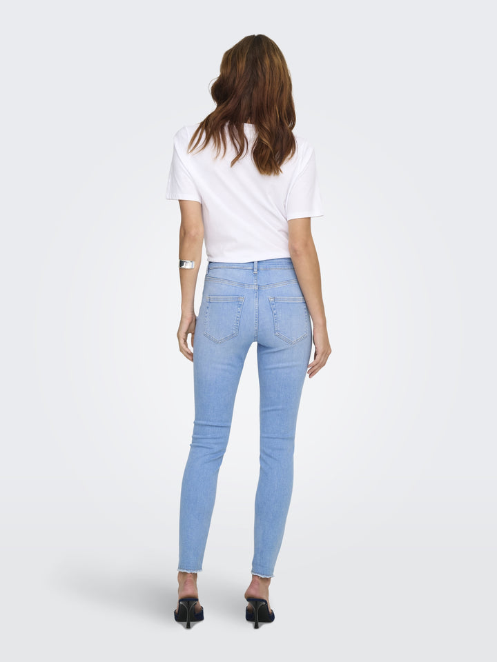 ONLBLUSH MID SK ANK RW DNM REA130 N, Light Blue Denim 177934 Bild 3