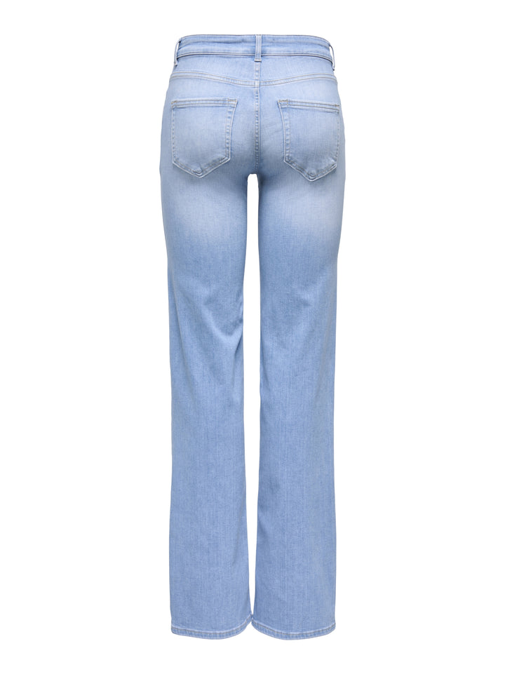 ONLBLUSH MID STRAIGHT DNM REA828 NO, Light Blue Denim 177934 Bild 2