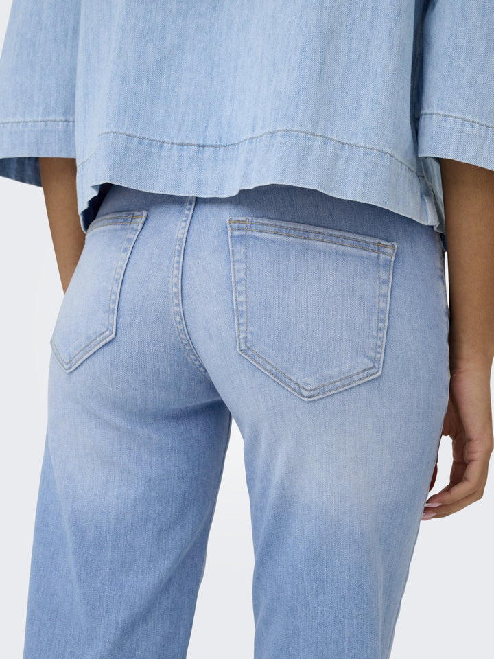ONLBLUSH MID STRAIGHT DNM REA828 NO, Light Blue Denim 177934 Bild 6