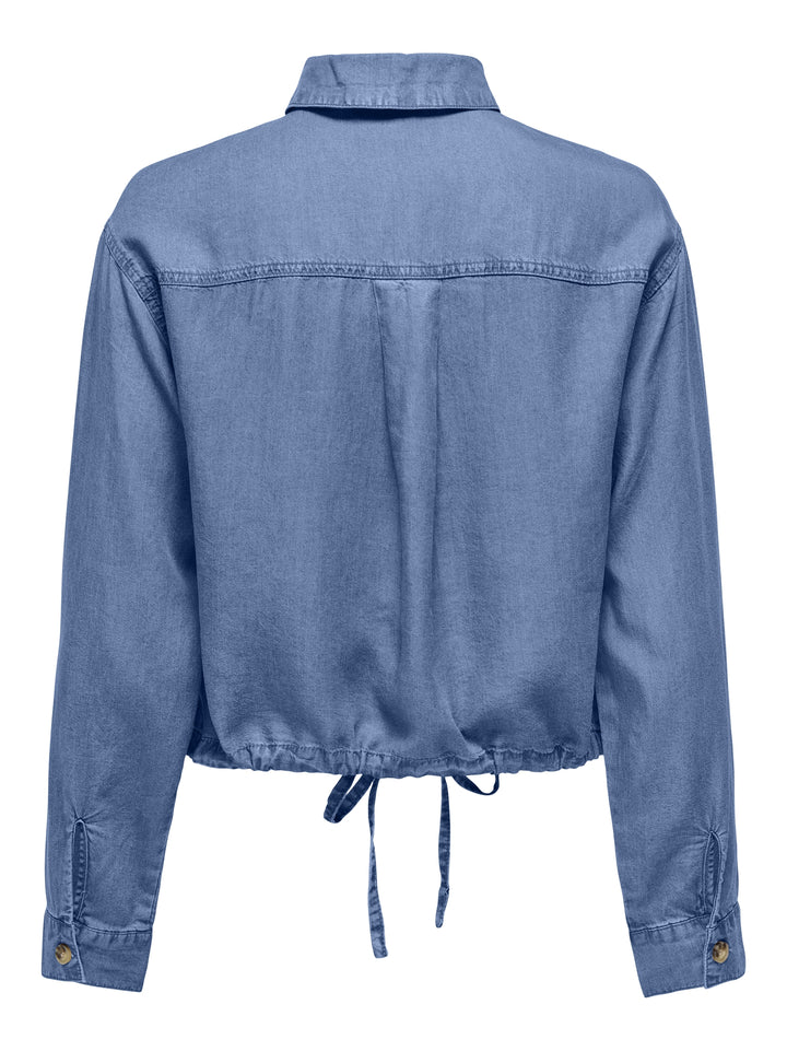 ONLCHARIS LIFE LS JACKET WVN CC, Medium Blue Denim 179695 Bild 2