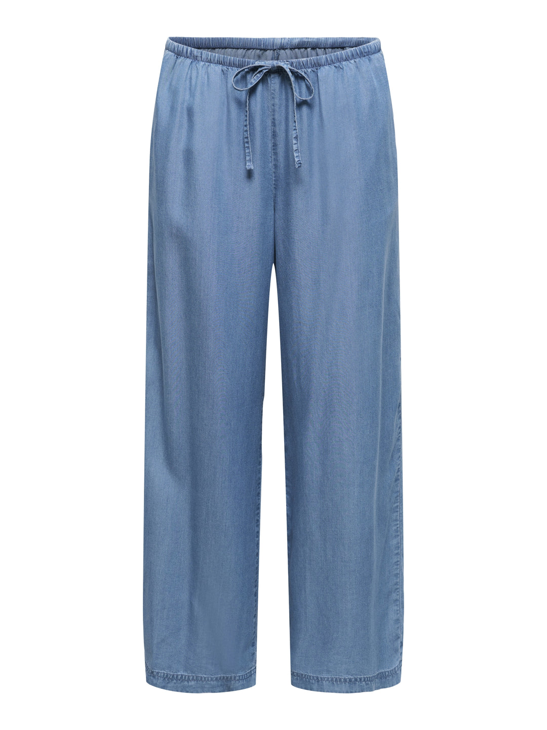 ONLCHARIS LIFE PULL UP TIE PANTS WV, Medium Blue Denim 179695 Bild 1