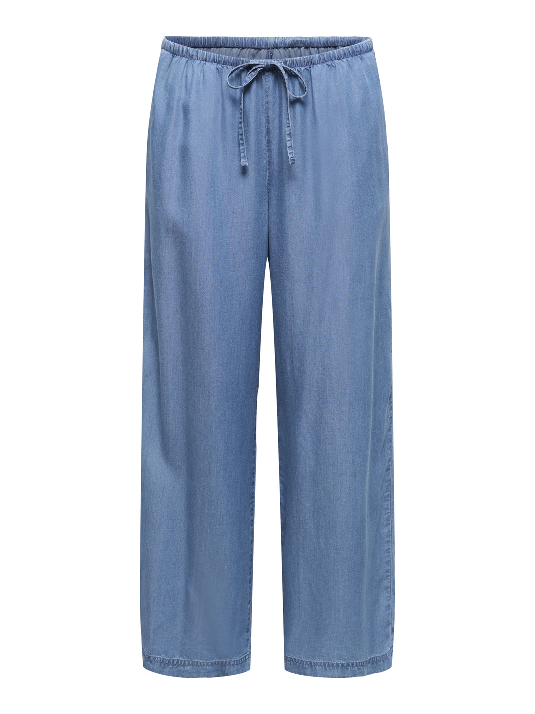 ONLCHARIS LIFE PULL UP TIE PANTS WV, Medium Blue Denim 179695 Bild 1