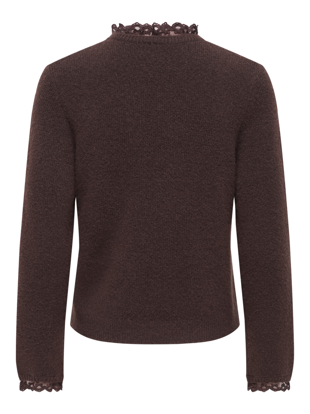 ONLCHER LS DETAIL O-NECK KNT, Deep Mahogany/Mel/Dtm Lace 212012001 Bild 2