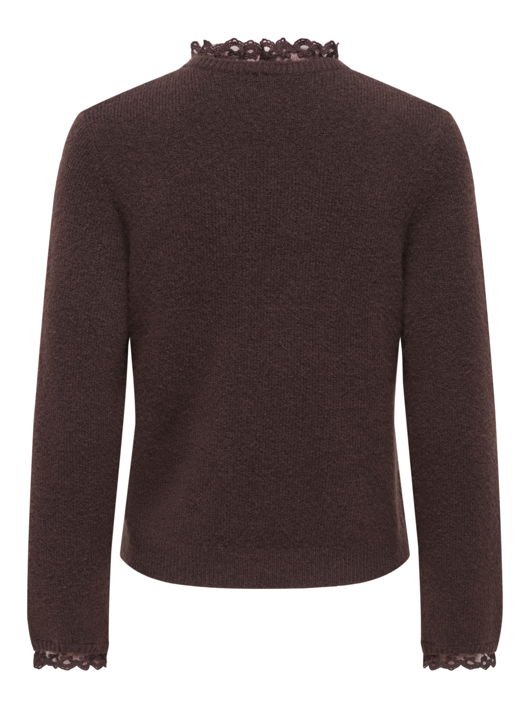 ONLCHER LS DETAIL O-NECK KNT, Deep Mahogany/Mel/Dtm Lace 212012001 Bild 2