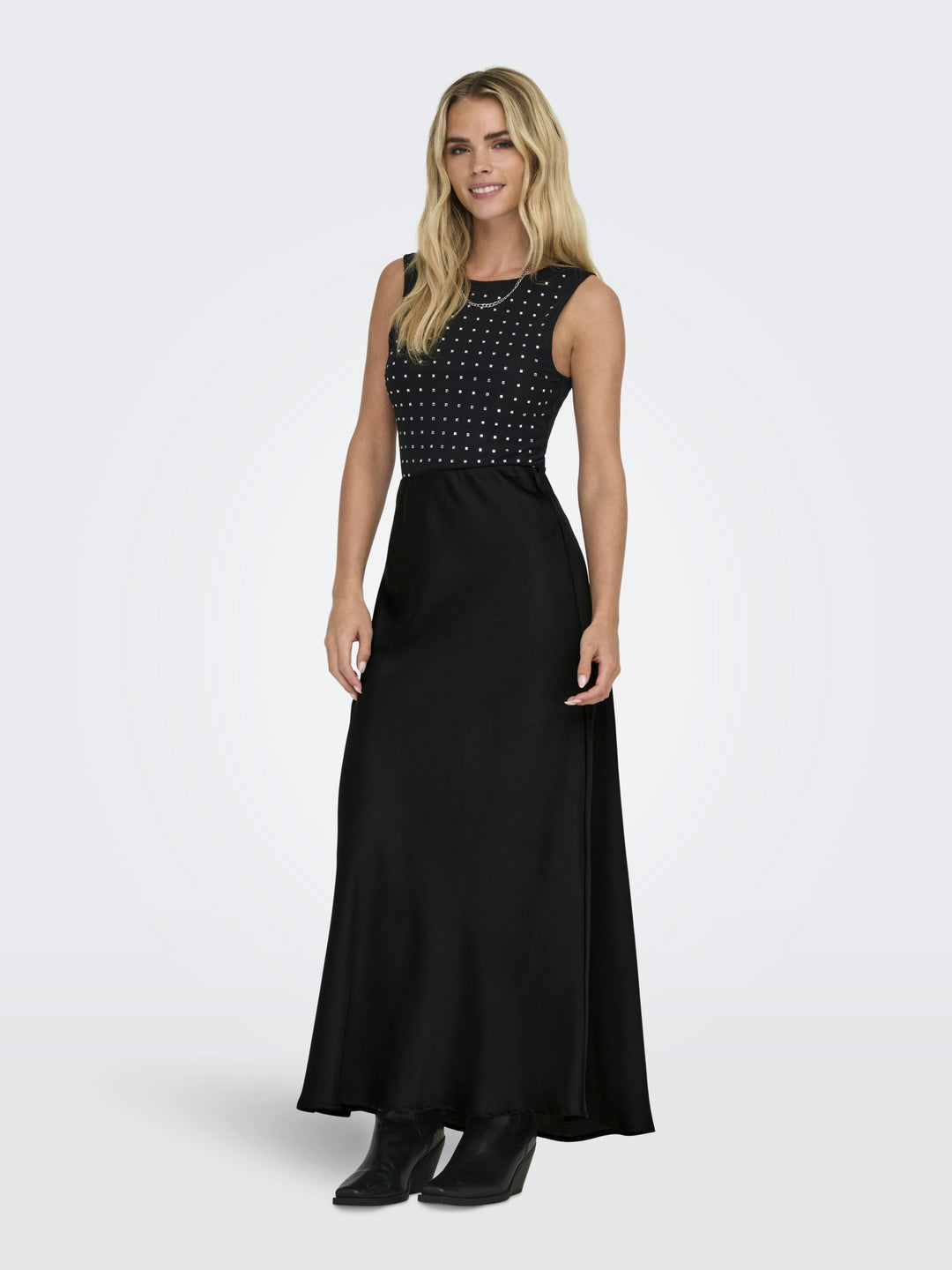 ONLCHIGO ANKEL SATIN SKIRT NOOS WVN, Black 177911 Bild 5
