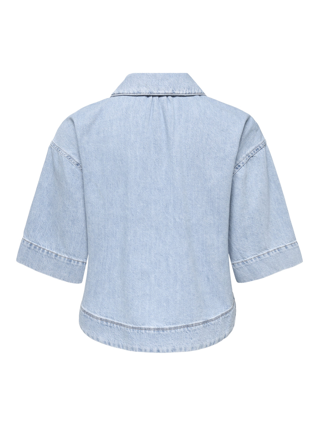 ONLCLEO LIFE SS CROP DNM SHIRT PIM, Light Blue Denim 177934 Bild 2