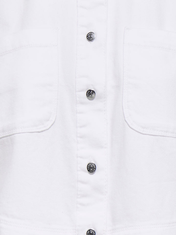 ONLCLEO LIFE SS CROP DNM SHIRT PIM, White Denim 179707 Bild 3