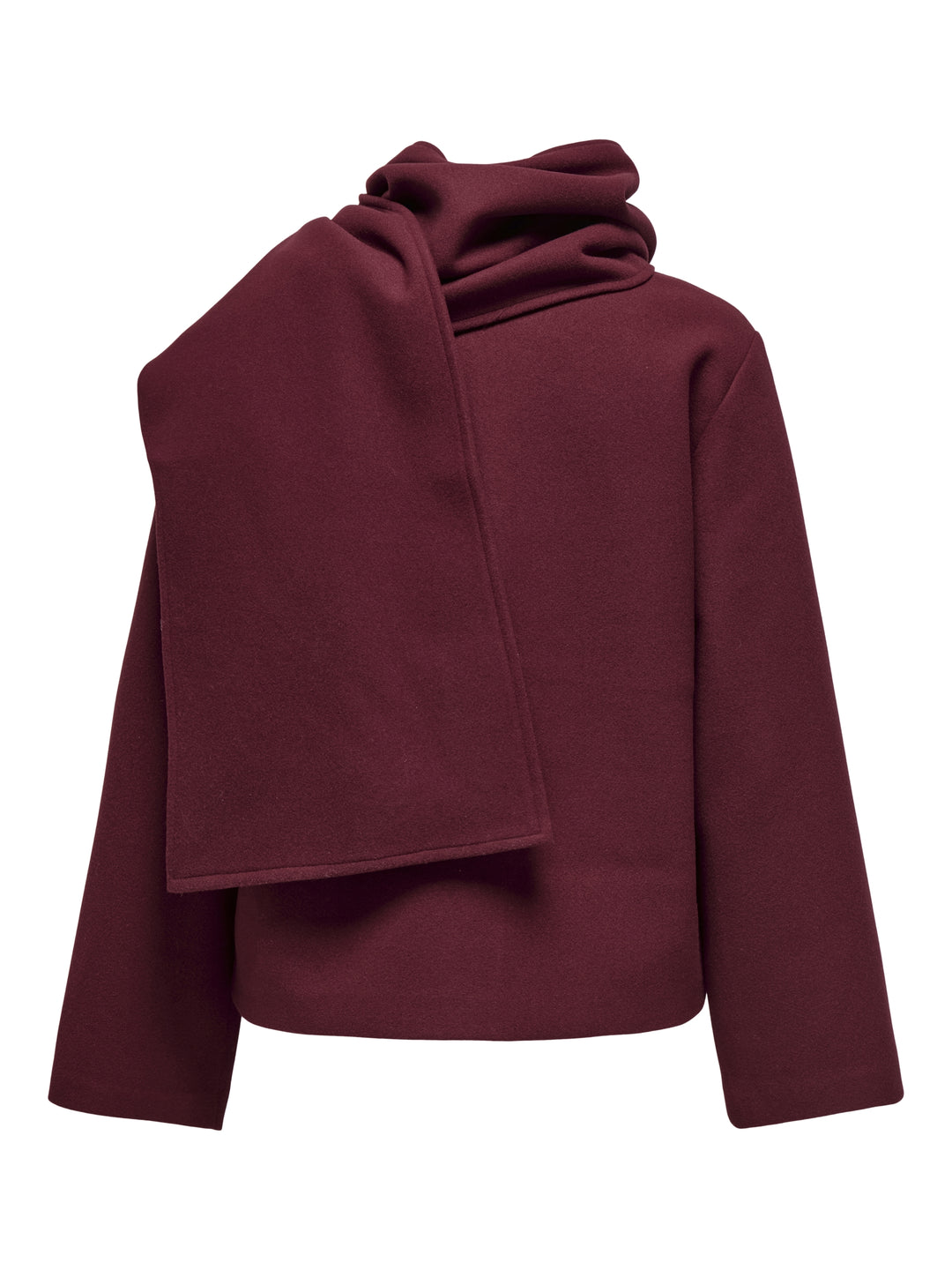 ONLELBA LIFE SCARF JACKET CC OTW, Cabernet/w.Rose Lining 182651001 Bild 1