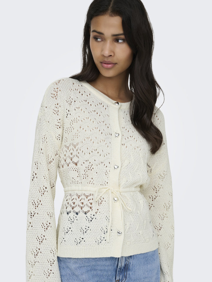 ONLELKE LIFE LS CARDIGAN CC KNT, Birch/SIlver Heart Button 180083001 Bild 10