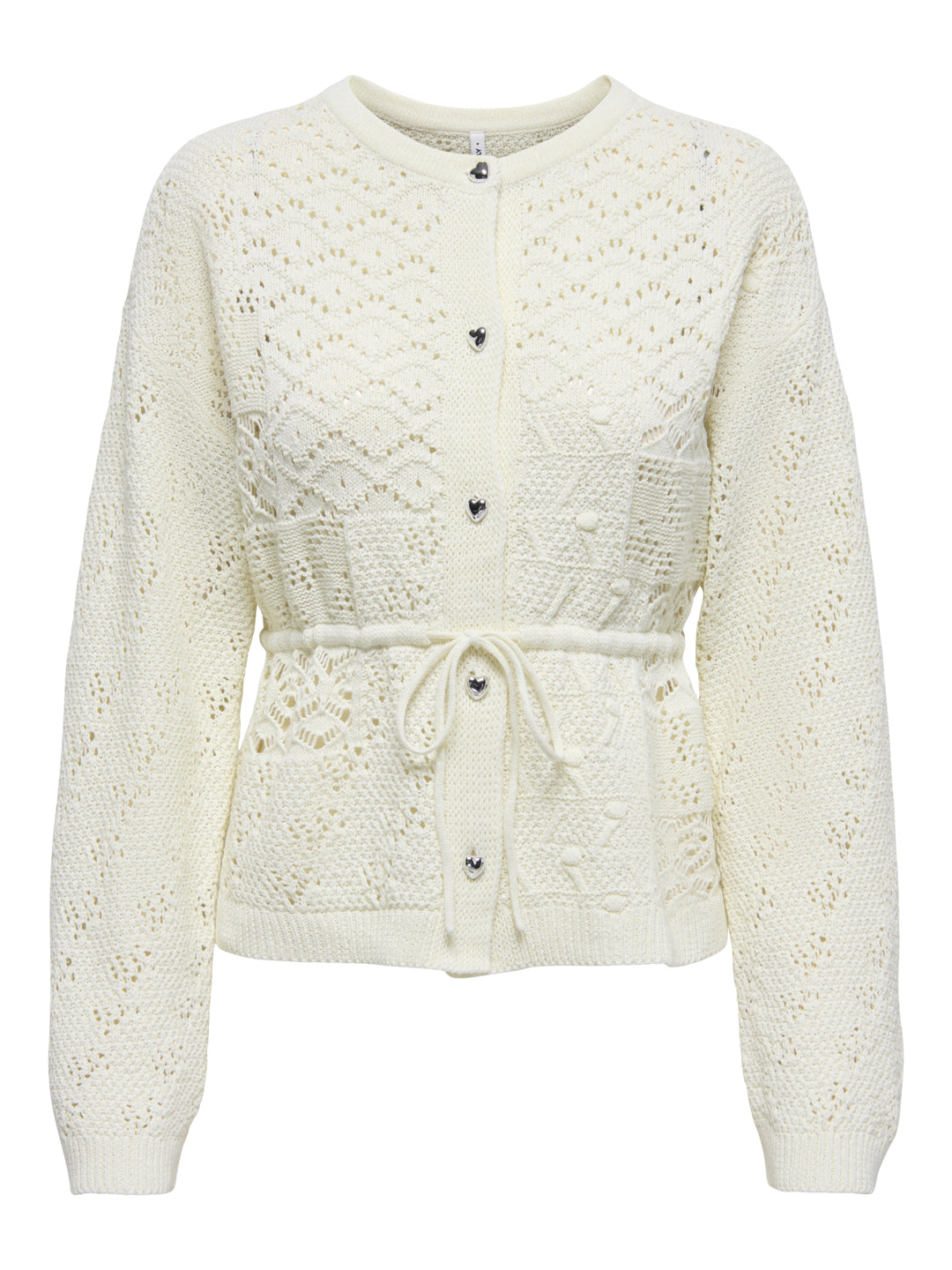 ONLELKE LIFE LS CARDIGAN CC KNT, Birch/SIlver Heart Button 180083001 Bild 8