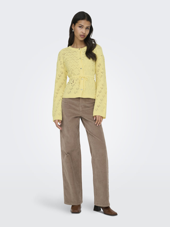 ONLELKE LIFE LS CARDIGAN CC KNT, Sunlight/SIlver Heart Button 290575001 Bild 13