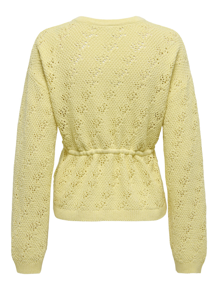 ONLELKE LIFE LS CARDIGAN CC KNT, Sunlight/SIlver Heart Button 290575001 Bild 2