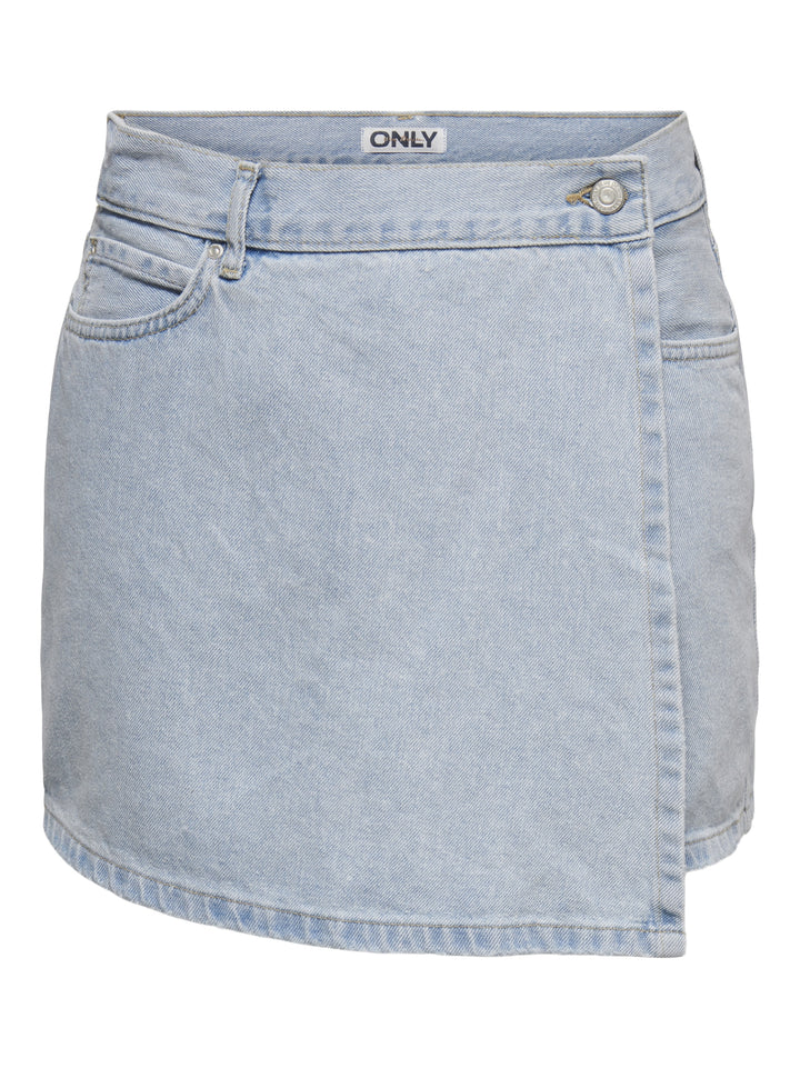 ONLELLIE REG DNM SKORT TAI, Light Blue Denim 177934 Bild 1