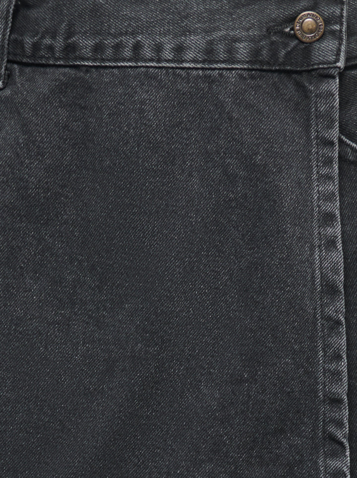ONLELLIE REG DNM SKORT TAI, Washed Black 278217 Bild 4
