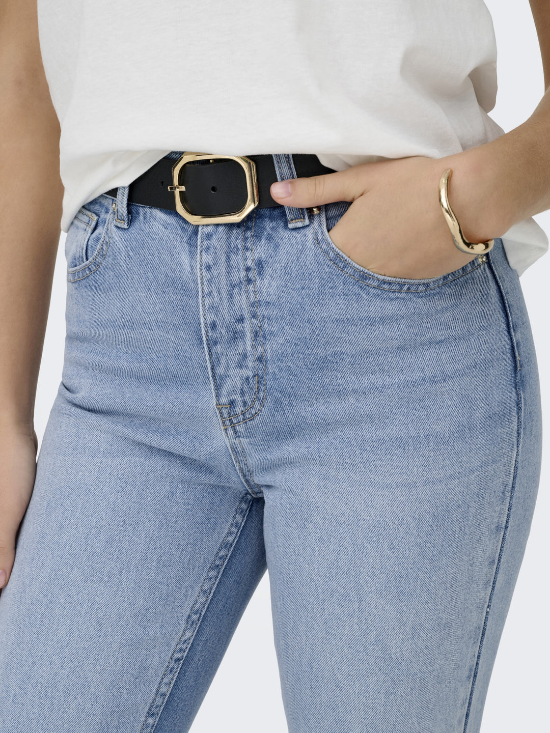 ONLEMILY HW STRAIGHT ANK DNM MAE009, Light Blue Denim 177934 Bild 4