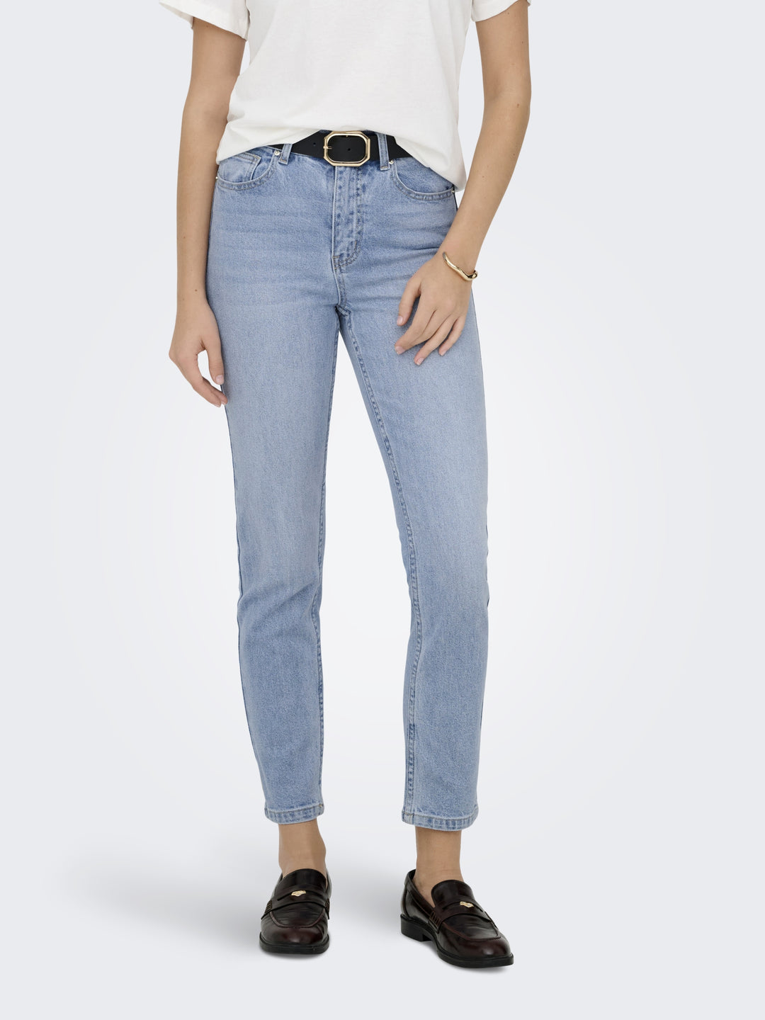 ONLEMILY HW STRAIGHT ANK DNM MAE009, Light Blue Denim 177934 Bild 6