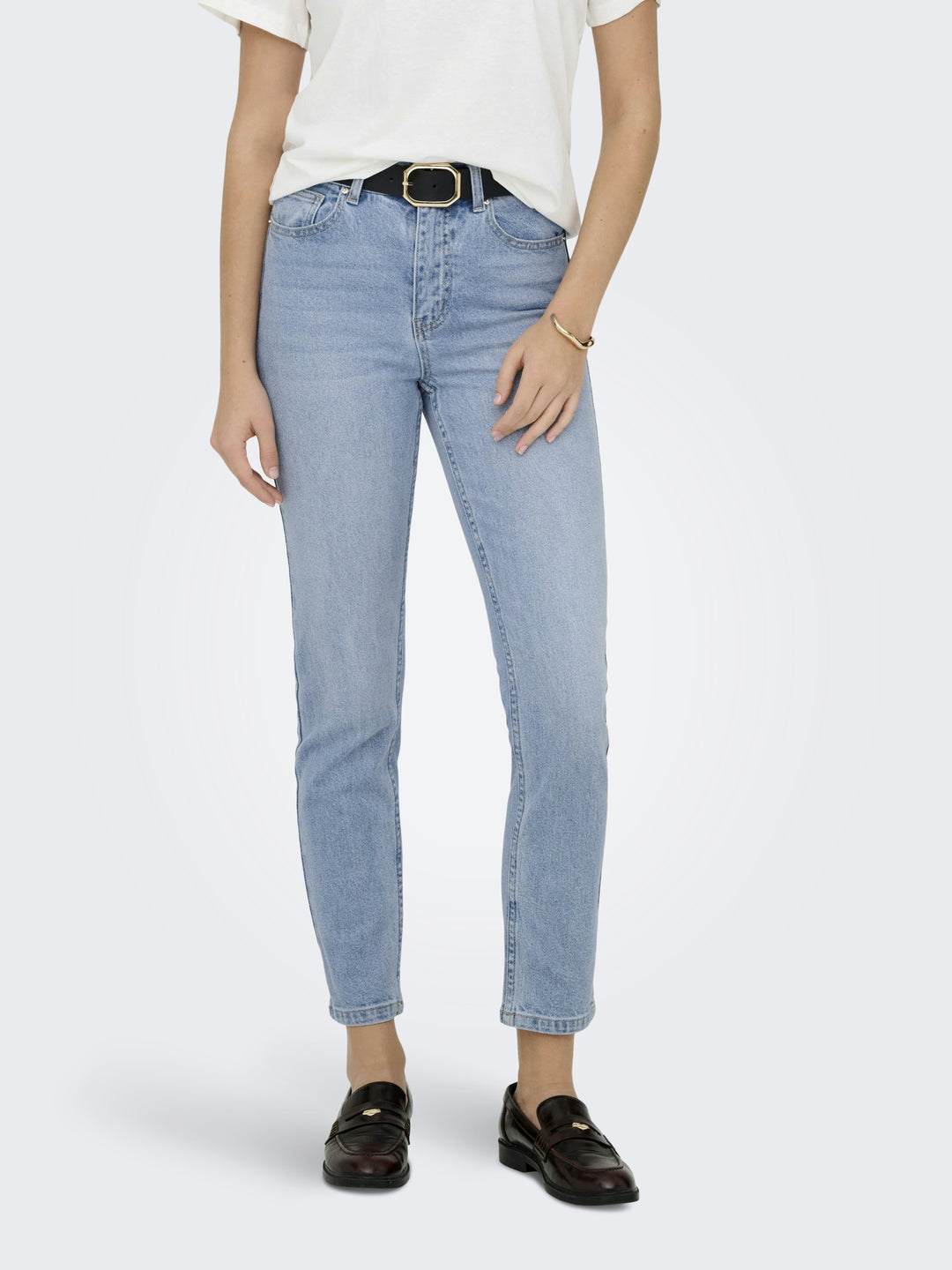 ONLEMILY HW STRAIGHT ANK DNM MAE009, Light Blue Denim 177934 Bild 6