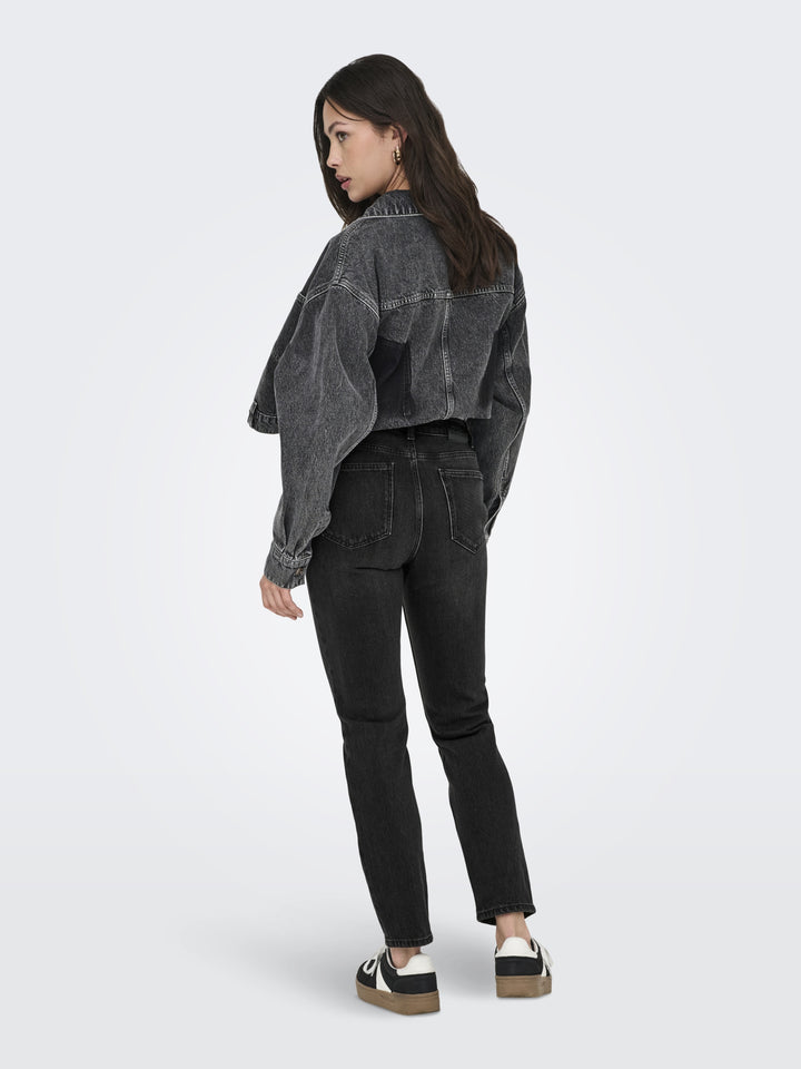ONLEMILY HW STRAIGHT ANK DNM NAS997, Black Denim/NAS997 179674001 Bild 5