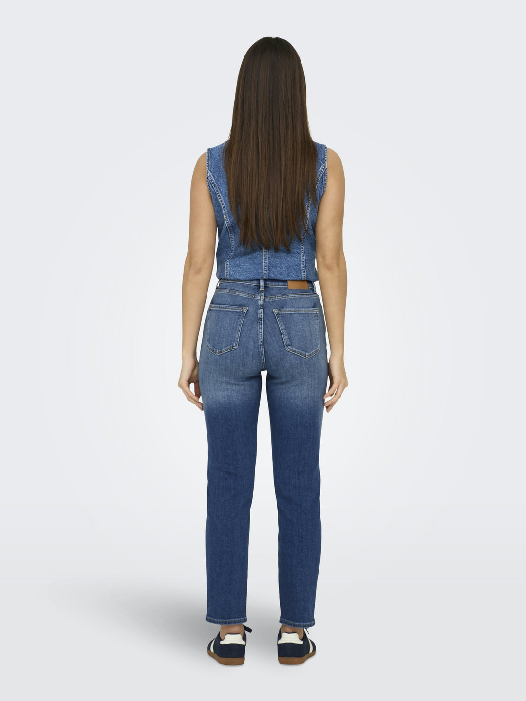 ONLEMILY ICON HW STR ANK DNM CRO306, Medium Blue Denim 179695 Bild 4