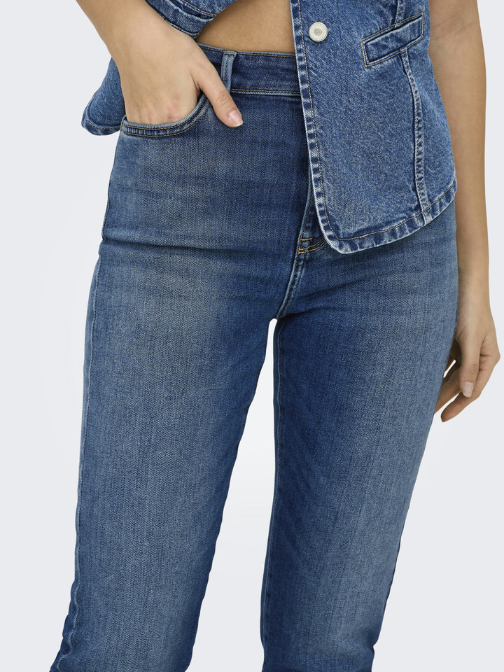 ONLEMILY ICON HW STR ANK DNM CRO306, Medium Blue Denim 179695 Bild 5