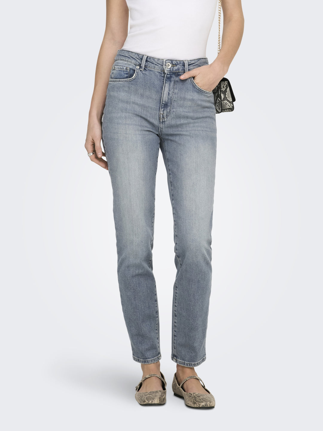 ONLEMILY STRETCH HW ST AK DNM DOT32, Special Blue Grey Denim 264035 Bild 3