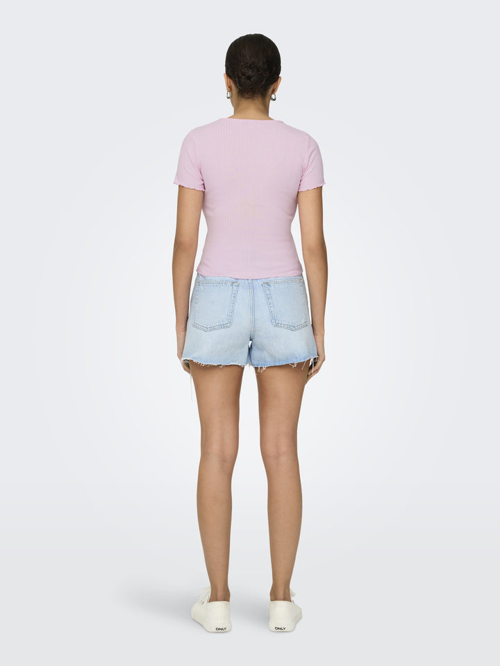 ONLEMMA S/S SHORT TOP NOOS JRS, Pink Lady 222912 Bild 4